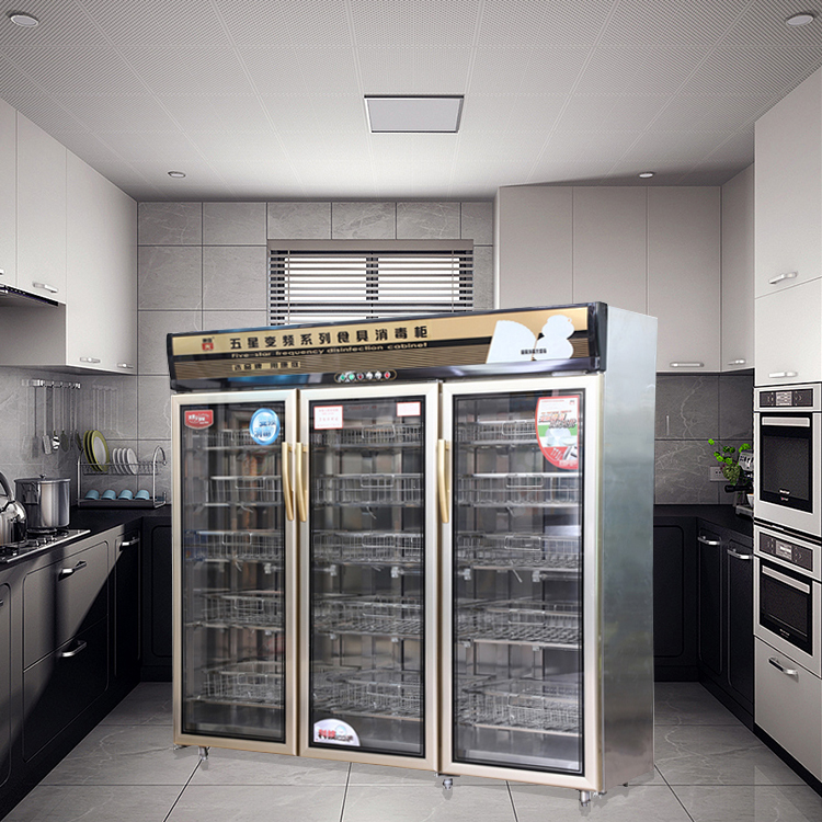 OEM/ODM Stainless steel kitchen disinfecting cabinets vertical disinfection cabinet commercial disinfection cabinet