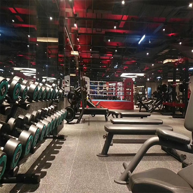 Высококачественный резиновый напольный коврик crossfit, экологически чистый коврик для пола в тренажерном зале