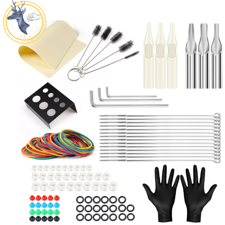 FEL Complete Coil Tattoo Gun Machine tattoo kit bag