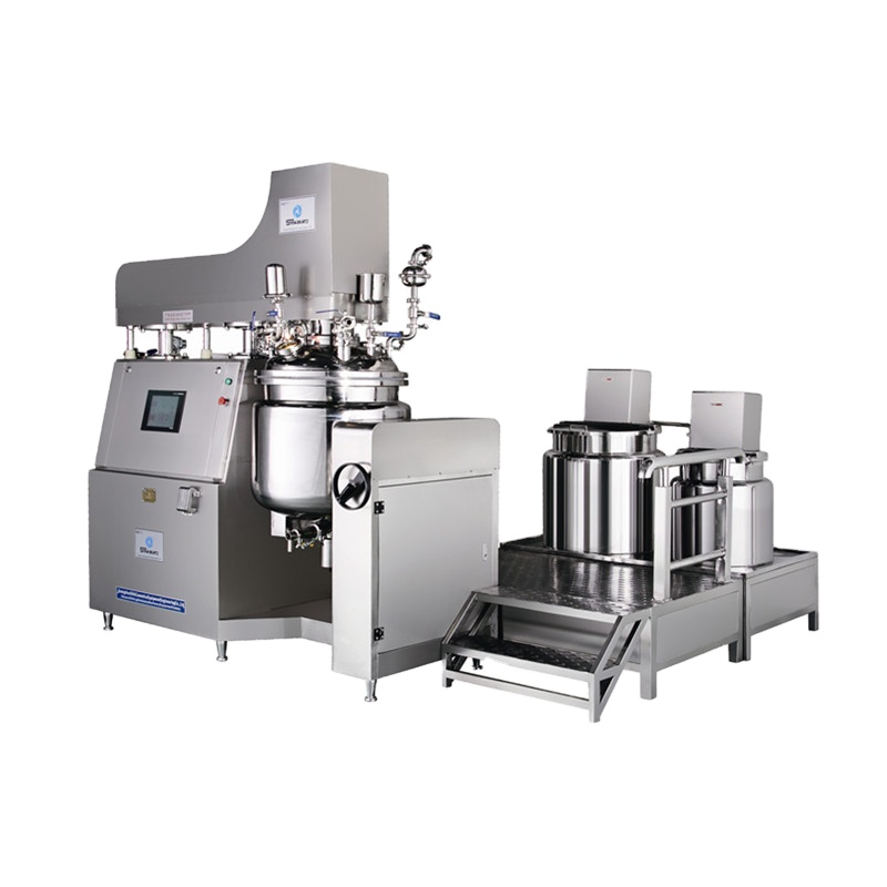 Guangzhou SINAEKATO vacuum emulsifying mixer pot set chemical machinery equipment