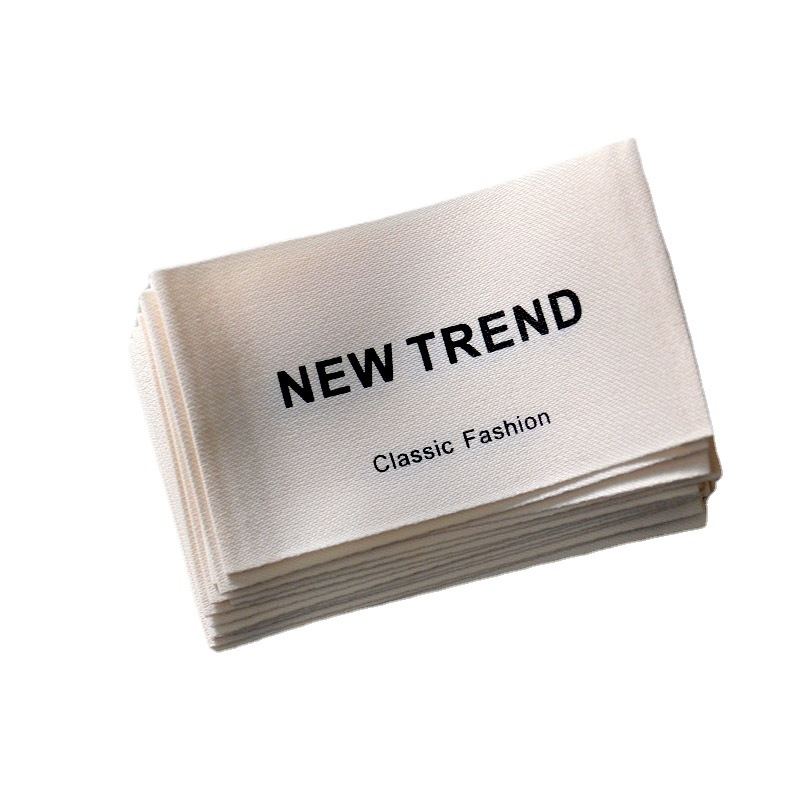 Fashion Damask Custom Garment Woven Labels For Clothing Manufacturer