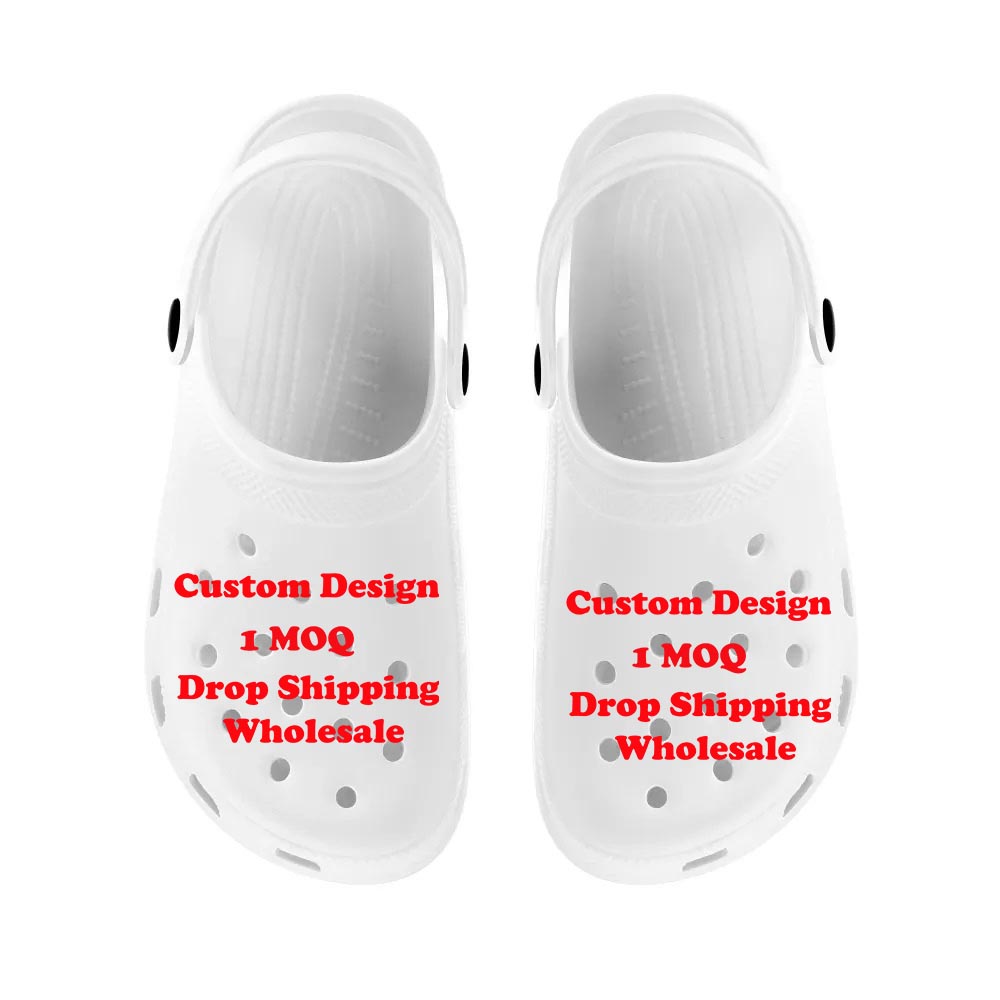 Sublimation Print Blank Custom Logo Text Design Women Clog Garden Casual Shoes Eva Mule Beach Women Clog Shoes Sandals Slippers