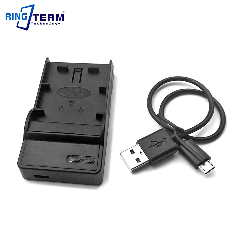 NP-FW50 зарядное USB устройство FW-50 FW50 для камеры Sony Alpha NEX ILCE QX1 SLT-A55 A5100 A6000 A6300 A6500 A7000 A7 A7S A7SII