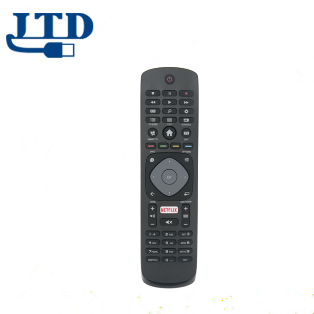 Новый Сменный пульт дистанционного управления с кнопками Netflix подходит для Philips Smart TV, установка не требуется, универсальный пульт дистанционного управления Philips