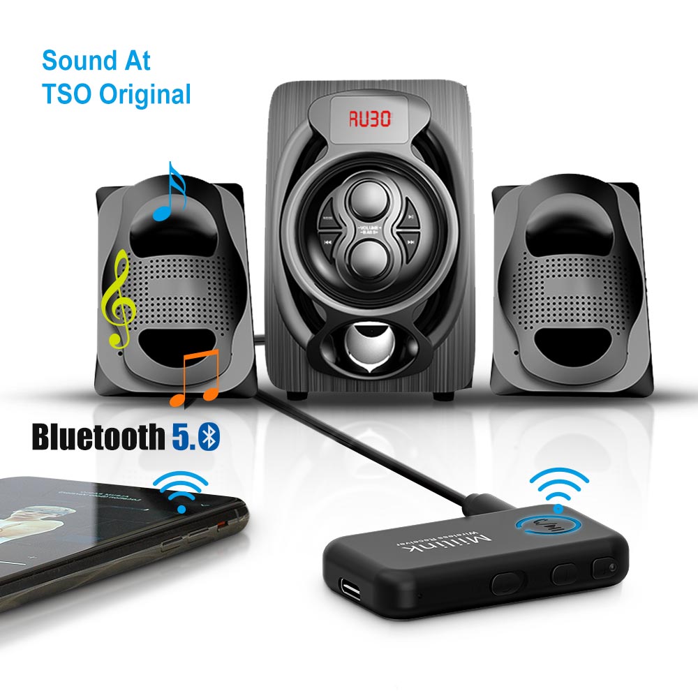 Мини беспроводной Bluetooth AUX-приемник 3,5 мм Автомобильный Bluetooth 5,0 аудио музыкальный ресивер адаптер приносит TSO оригинальный звуковой опыт