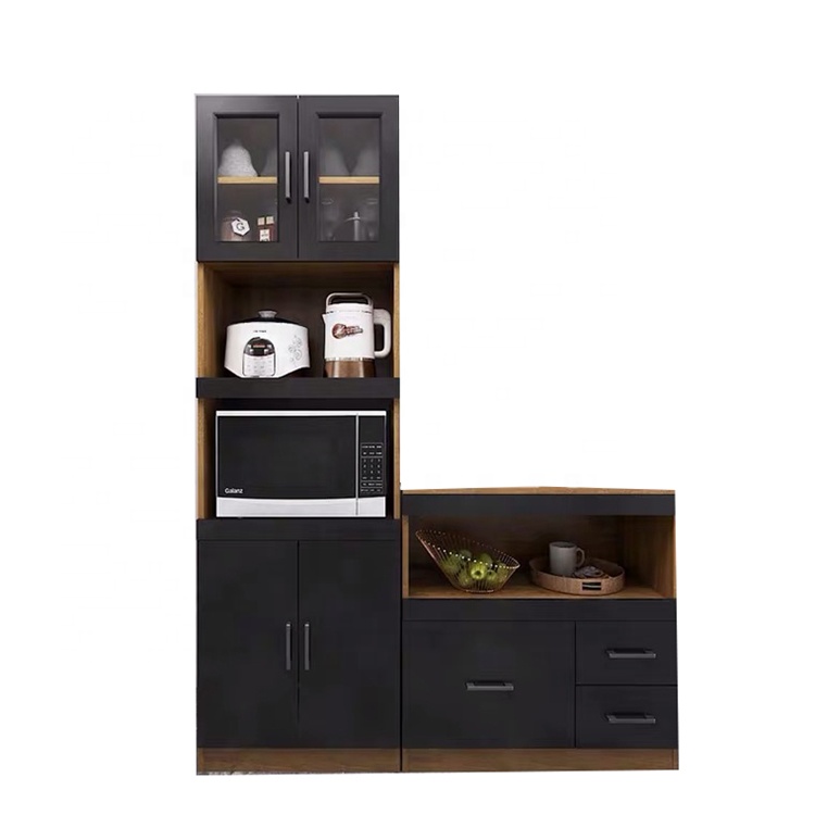 Wholesale wood dining room furniture Living Room Storage Wine Display Drawers table kitchen Cabinet