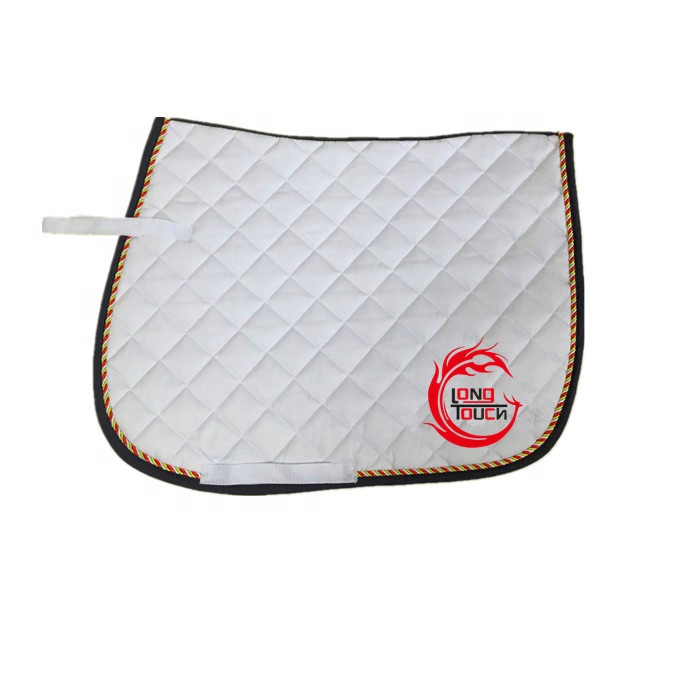 Custom Logo Printing Sparkling Waterproof Saddle Pad Western Saddle Pads Dressage Saddle Pad for Horse