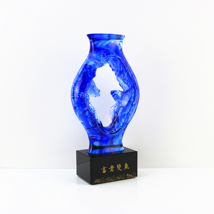 Лидер продаж дома применение качество Handblown стекло животного формы ремесла