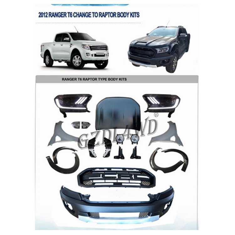 2012 комплект для обновления корпуса бампера T6 facelift для Raptor 2019