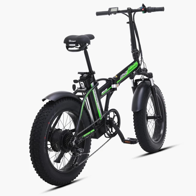 Мощный электрический велосипед 750 Вт Ebike 48 в 15 ач с толстыми шинами, велосипед с литиевой батареей, складной электрический велосипед