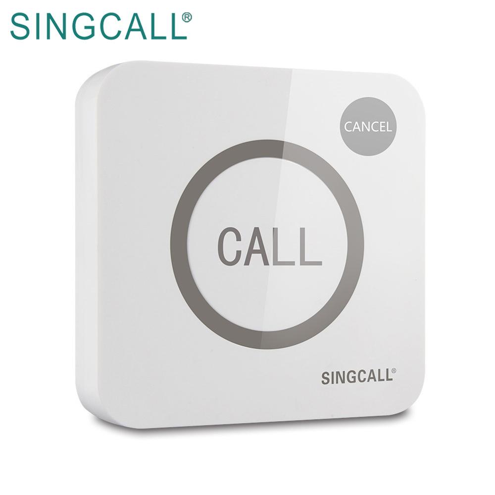 SINGCALL Водонепроницаемая сенсорная кнопка пейджер