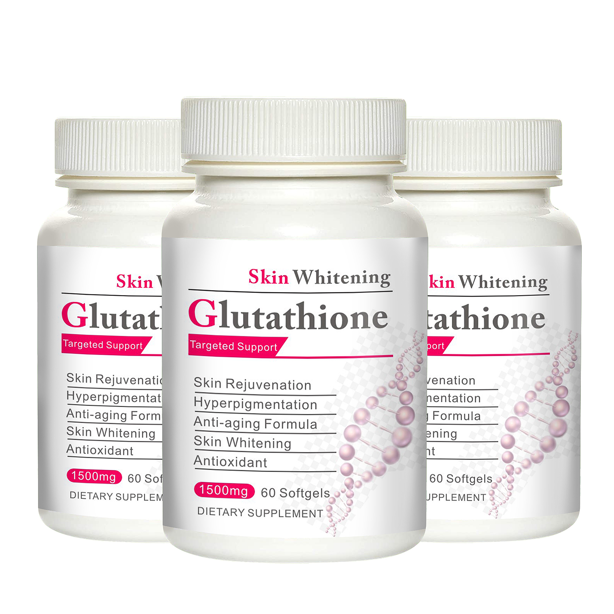 High Quality 5000mg L-Glutathione Softgel Capsules for Skin Whitening Factory Wholesale Not for Pregnant Women