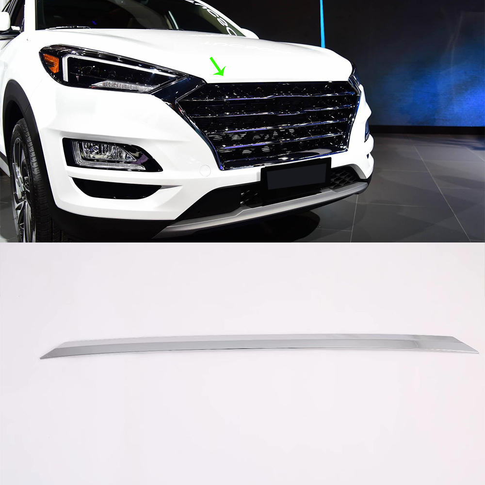 Аксессуары ABS Автомобильная Передняя головка крышка двигателя решетка машины молдинг крышка отделка для Hyundai Tucson 2019