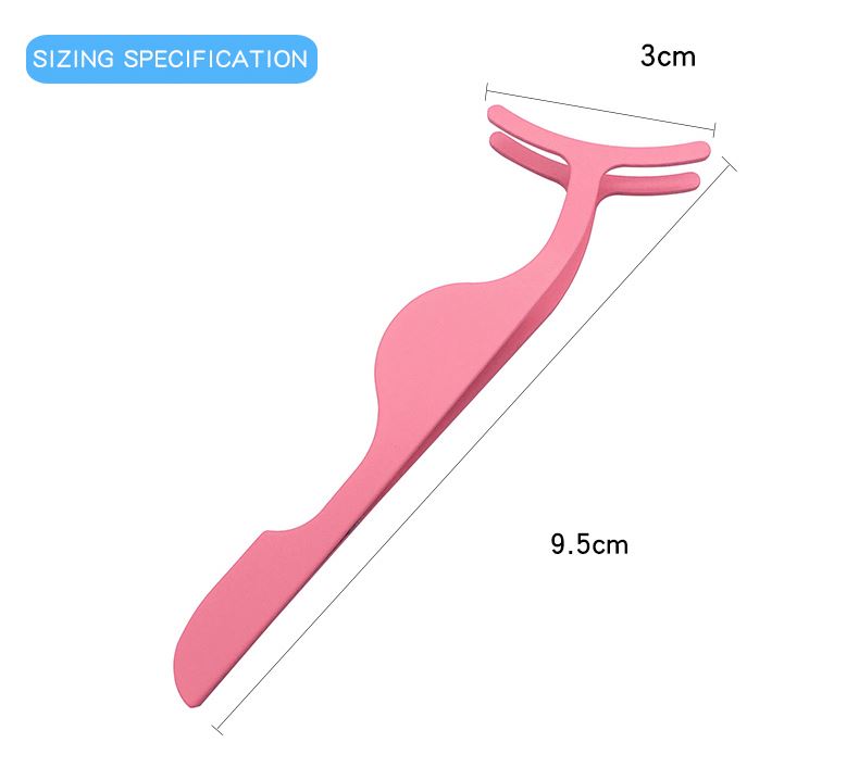 Factory OEM/ODM cosmetic tool eyelash tweezers plastic in marketing