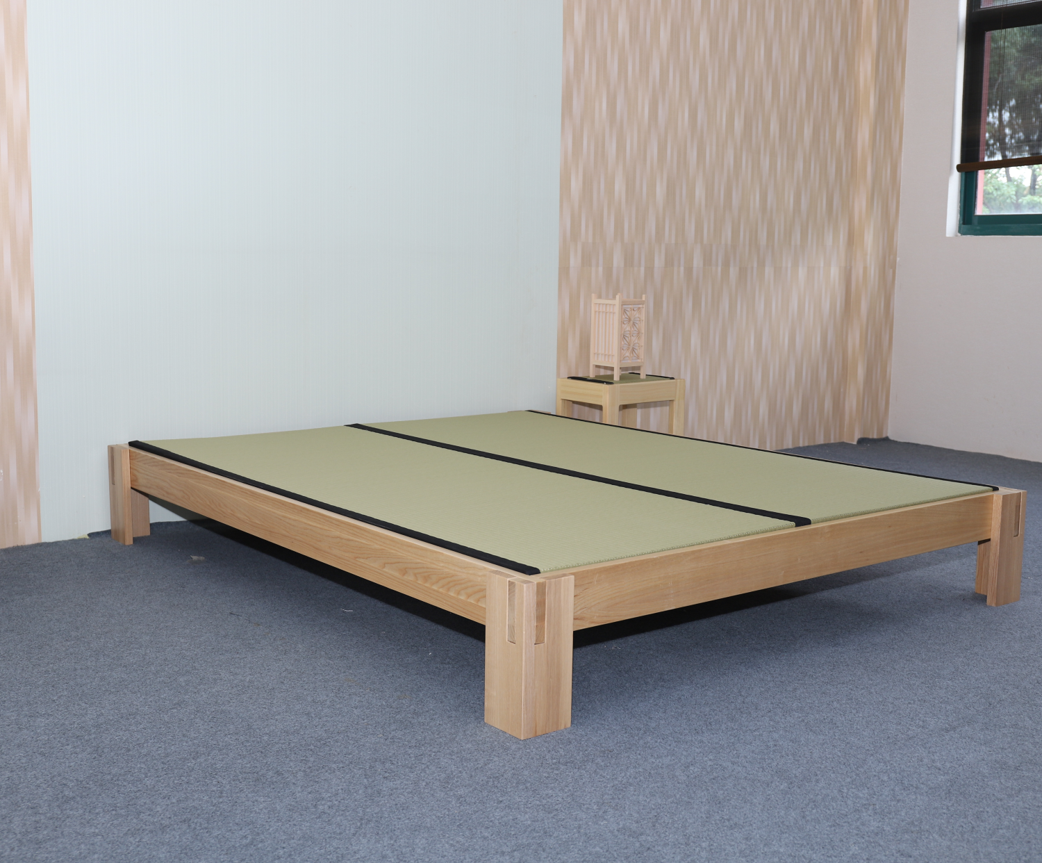 Твердый деревянный каркас кровати king size