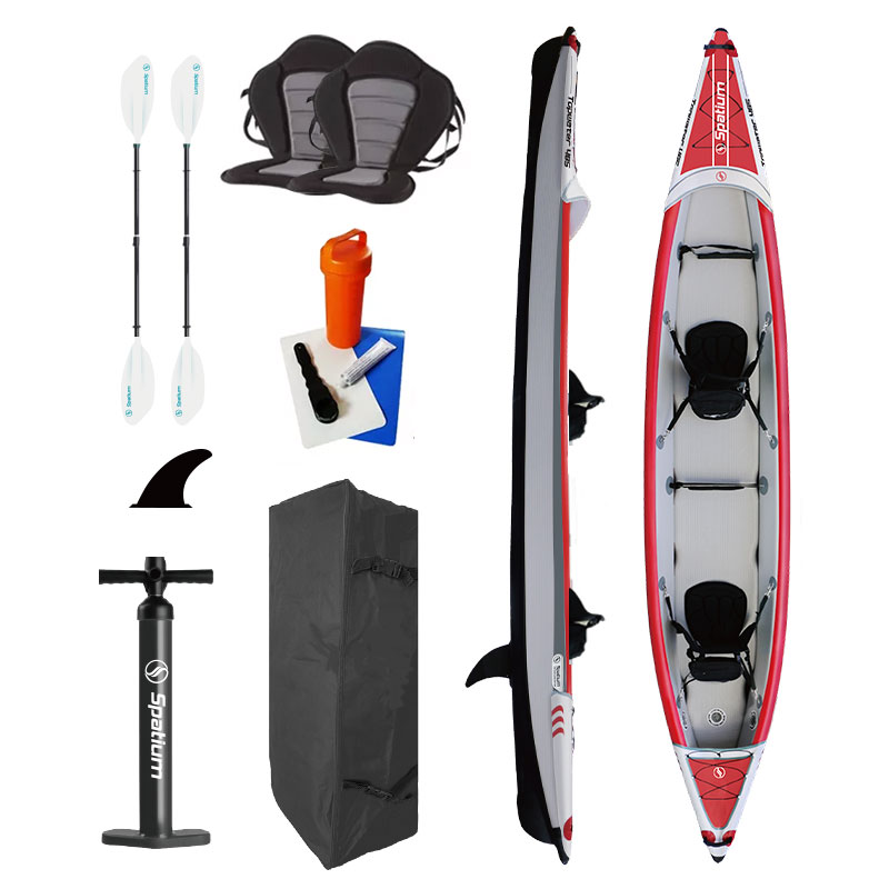 Favorite 2024 New Arrival Customized Touring inflatable Kayak Ocean Canoe rowing boat For Sale