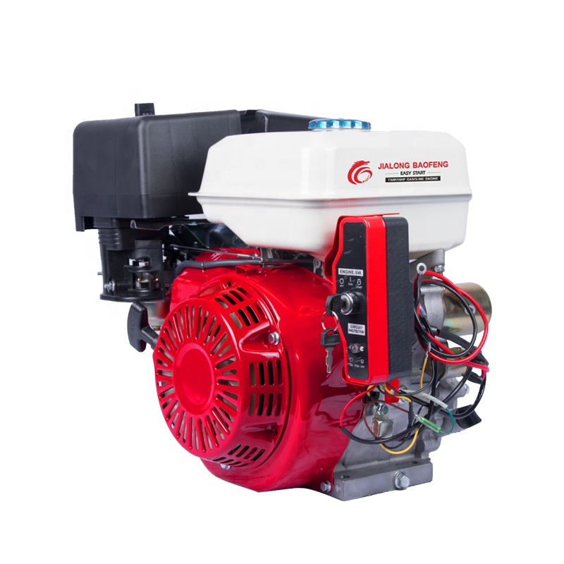 Одноцилиндровый 4-тактный 190F 13HP 15HP бензиновый двигатель с электрическим стартером
