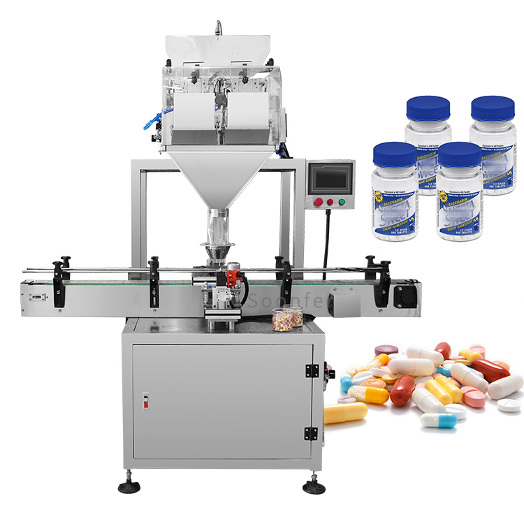 Full automatic capsule tablet counter machine electronic pill counting machine