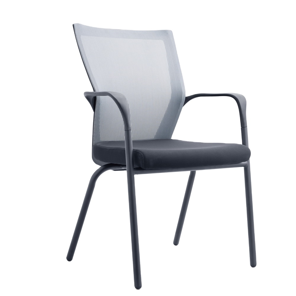 Foshan Factory Custom Stackable Conference Chair Mesh Executive Visitor Office Chair
