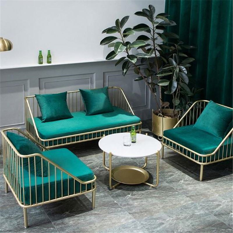 4pcs Set Multifunctional Sitting and Sleeping Living Room Small Apartment Modern Mocorro Nordic style Fabric Sofa Bed