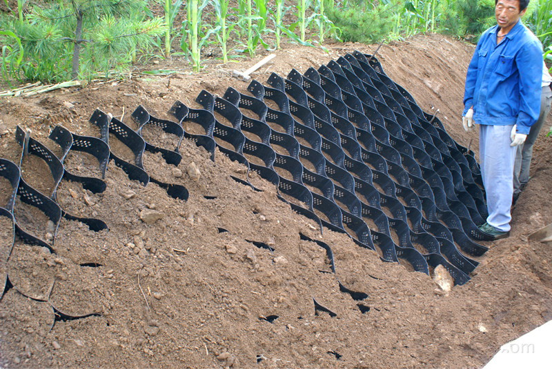HDPE георешетка гравий сетки подъездной дорожки для дорожного envirogrid георешетка