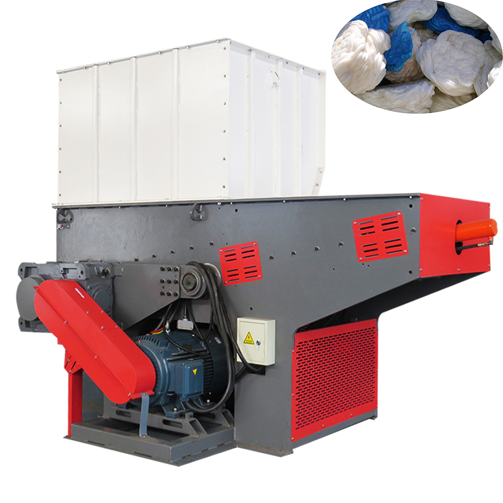 PE PP PVC PET Waste Pipe Injection Material Recycling Industrial Plastic Shredder Machine