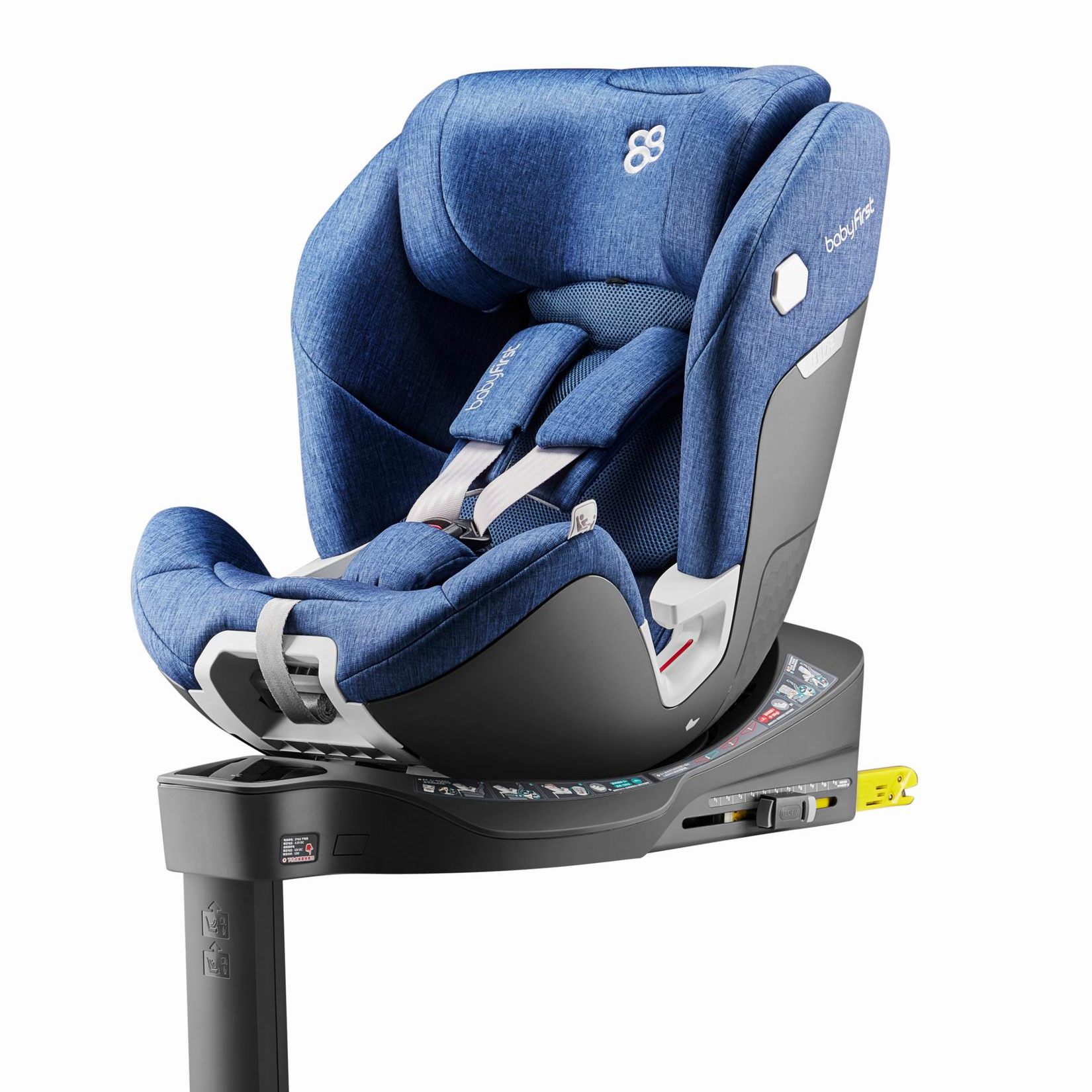 40-105 см I-SIZE R153B с ISOFIX и опорная ножка ECE R129 детские автокресла премией RED DOT