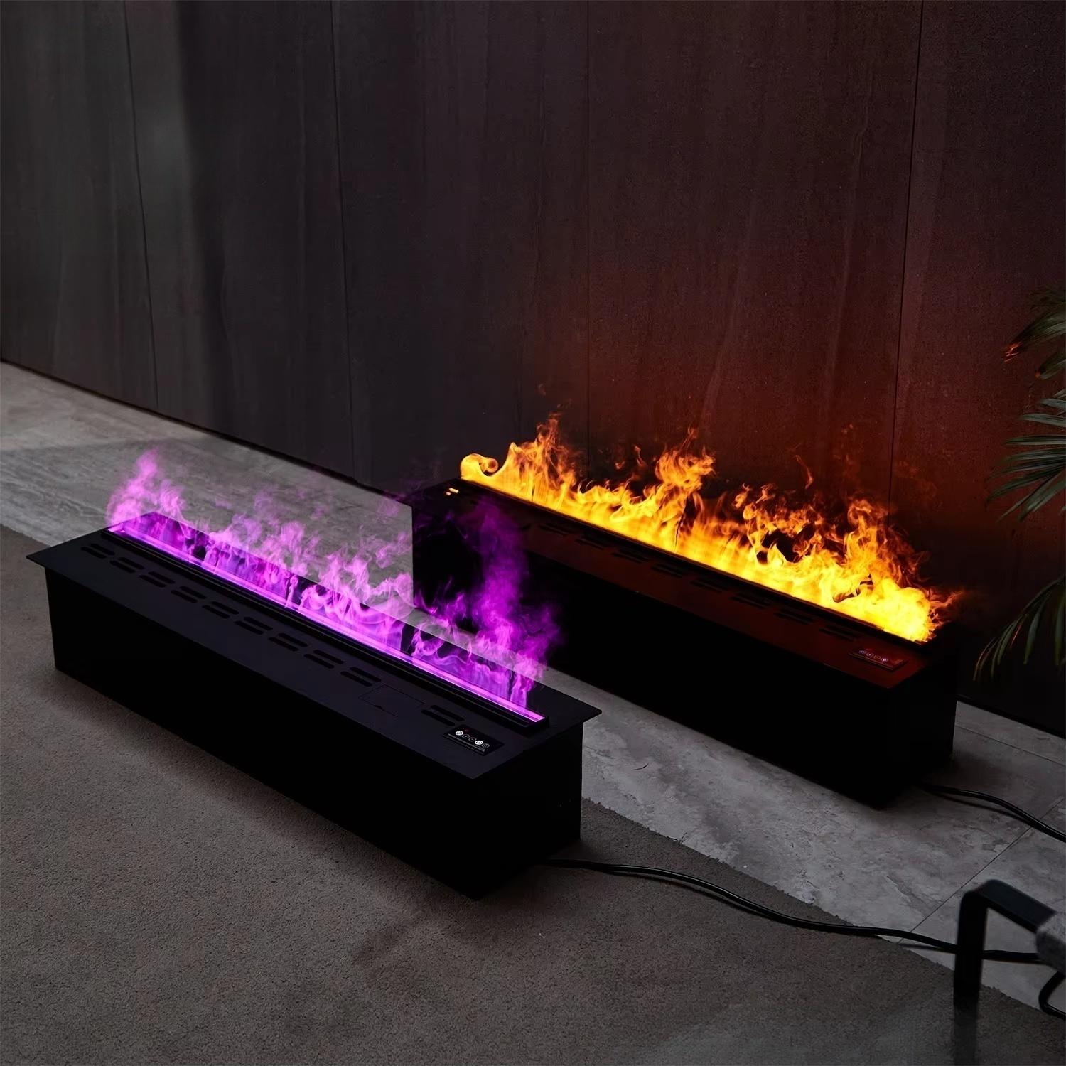 Water Vapor Steam Fireplace Smart Intelligent Electric Atomizing Decoration artificial Fire humidifier Fireplace