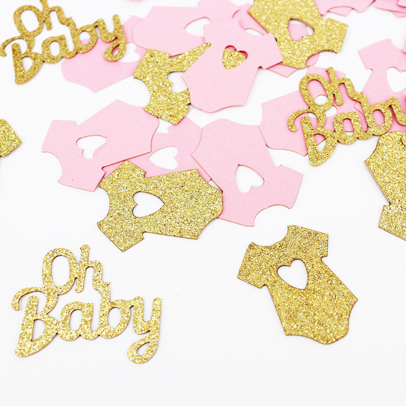 Oh Baby it a Girl it a Boy Baby Shower, розовая, синяя ткань, конфетти, подарочные коробки, вечерние украшения