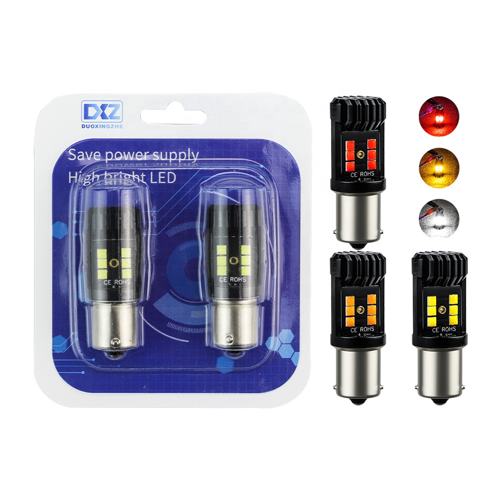 DXZ 1156 BA15S P21W 3030 12LED автомобиля хвост лампы тормозные огни 12 В 24 Авто Обратный лампа дневного света
