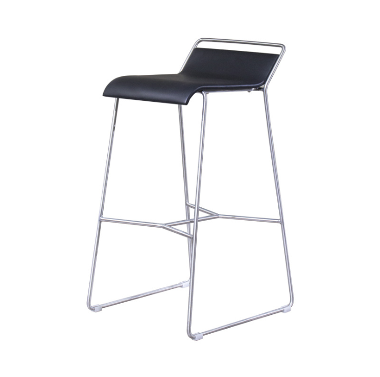 Stainless steel high bar chair cocktail bar chair