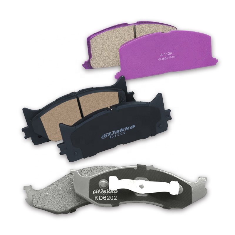 China OEM auto parts disc semi metallic customized auto brake pad kit D1344 04465-25040 A-334K for toyota