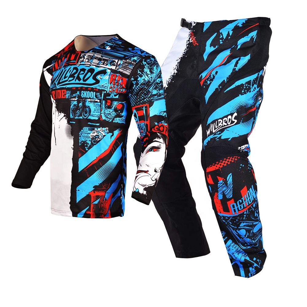 Customized MX Jersey Pants Combo Dirt Bike Motocross Racing Gear Set Mountain Bicycle Offroad MTB Cycling Suit