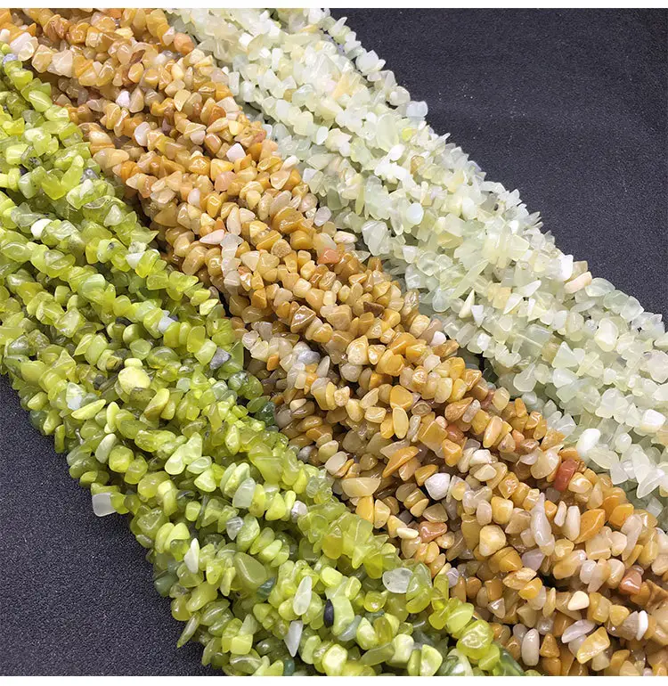 High Quality Natural Chip Stone Beads Irregular Natural Crystal Gravel Loose Gemstone Beads For Jewelry Making