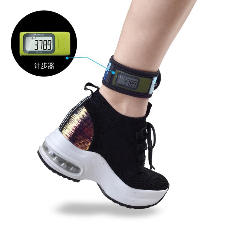 New Outdoor Sports Multi-Functional Foot Ring Pedometer Men And Women Fitness Games Expand Electronic Straps Step Counter Bands