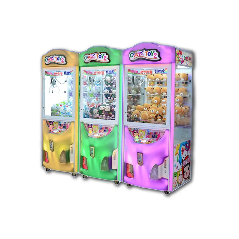 Плюшевый торговый кран Crazy toy 2, Ловец когтей, игровой автомат для парков развлечений