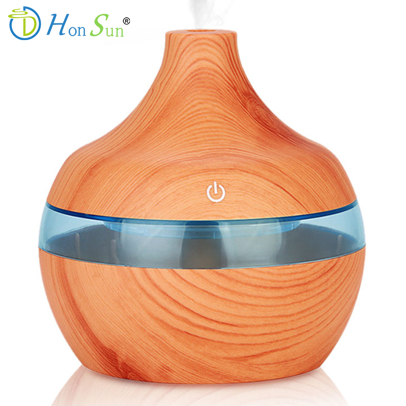 Best Selling 300ml Home Ultrasonic Humidifier Mini Car Diffuser Air Humidifier Aroma Essential Oil Diffuser humificador