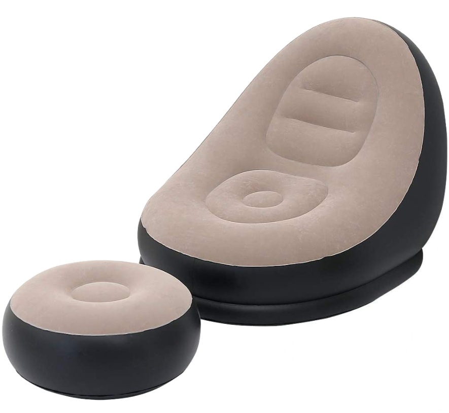 Inflatable sofa Waterproof Foldable Lounge Single Air Lazy Relaxing Chair Living Room Chairs