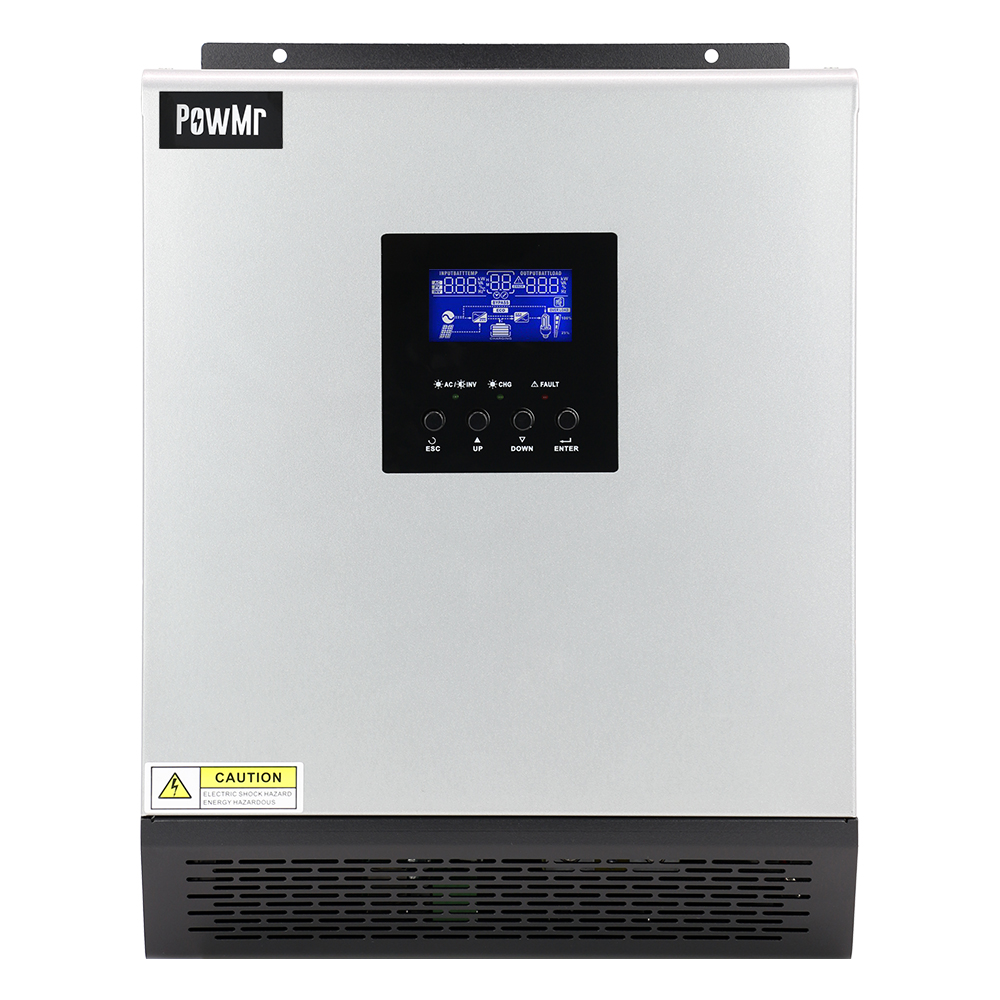 3KVA 2400W 110VAC Гибридный солнечный инвертор и зарядное устройство, встроенный с 24VDC PWM 50A блок управления установкой на солнечной батарее PS-3K-110V