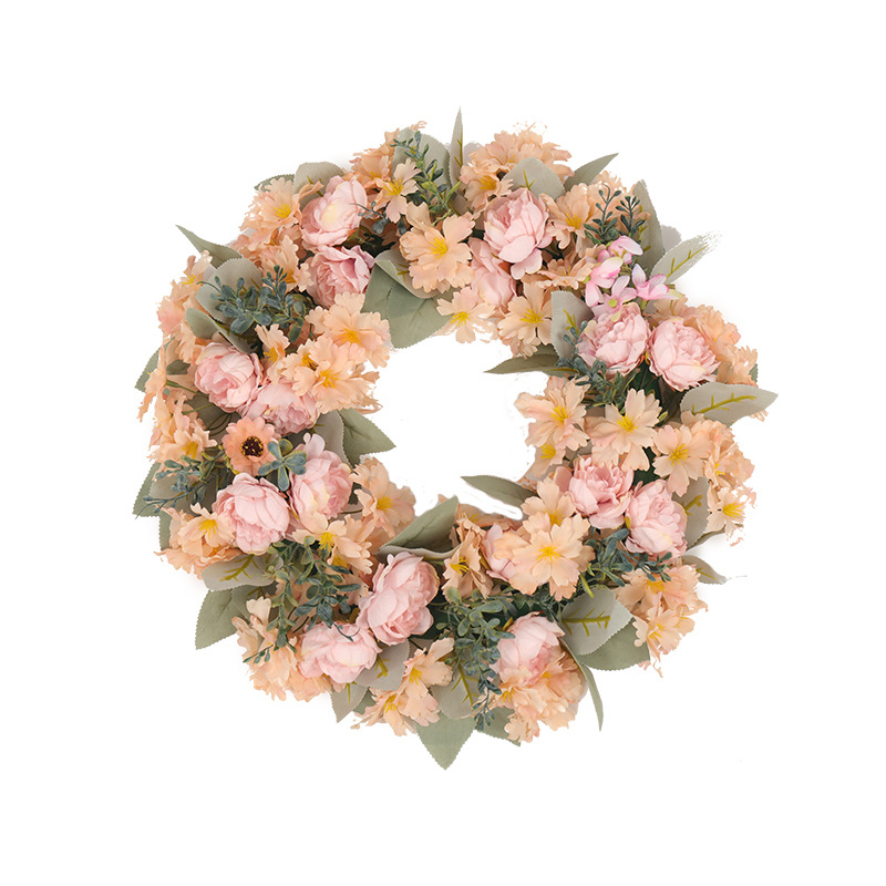new launch high quality eucalyptus wreath with fern plants for wedding