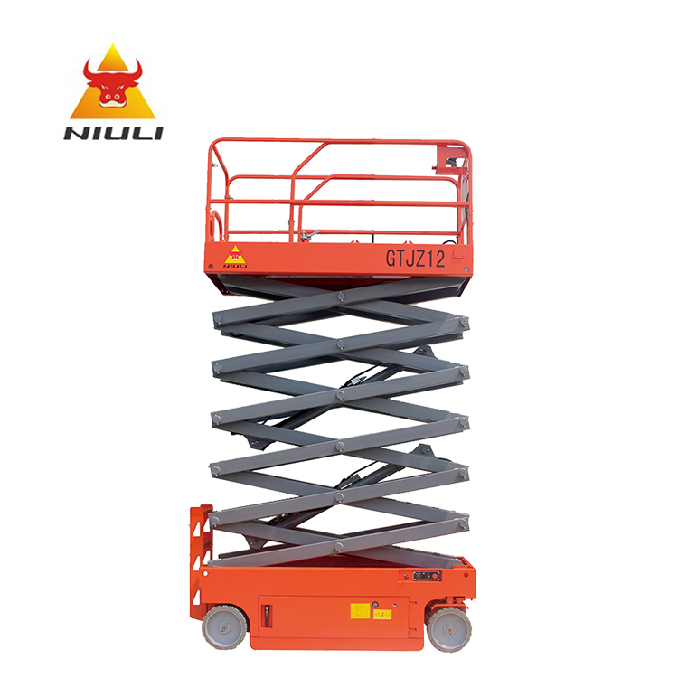 Электрическая буксируемая подъемная платформа вишневого захвата man lifter skyjack, ножничный подъемник, мобильная Ручная гидравлическая подъемная платформа