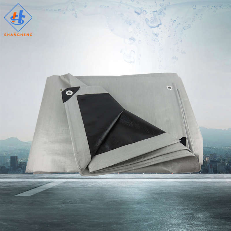 Indonesia tarpaulin cover for truck manufacturers black sliver waterproof