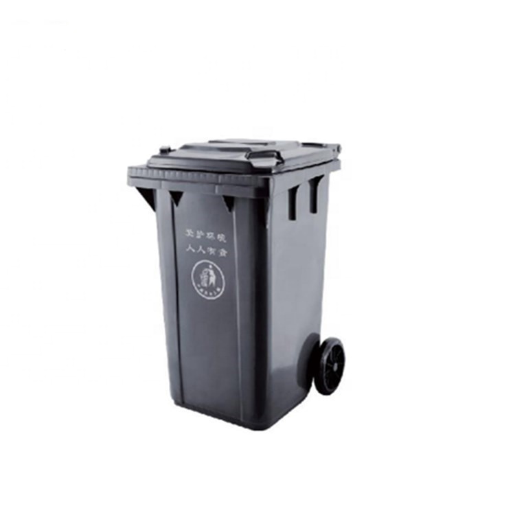 Наружный пластиковый мусорный бак 120L EN840 HDPE оптом