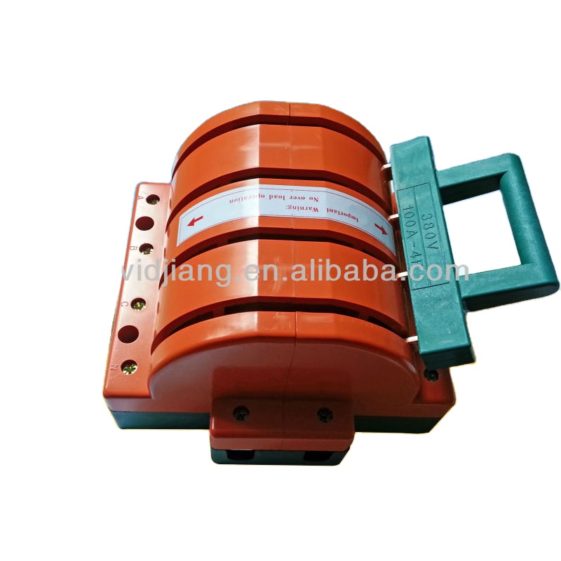 Переключатель ножей KD 4p 225A, переключатель фарфоровых ножей
