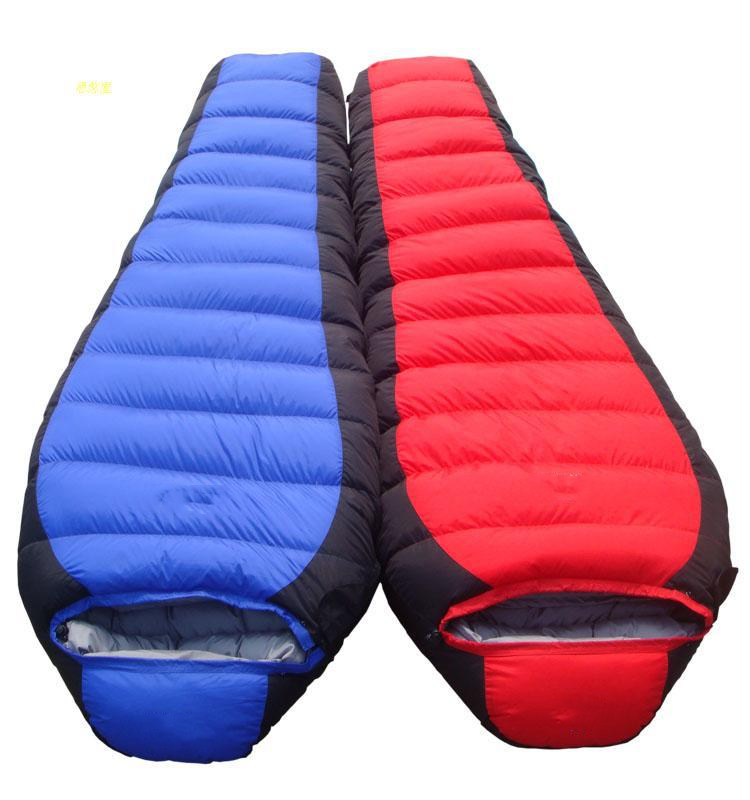 duck's down Sleeping Bags for Adults Lightweight Waterproof Cold Weather Sleeping Bag for Camping keep warm Hooded Sleeping bag