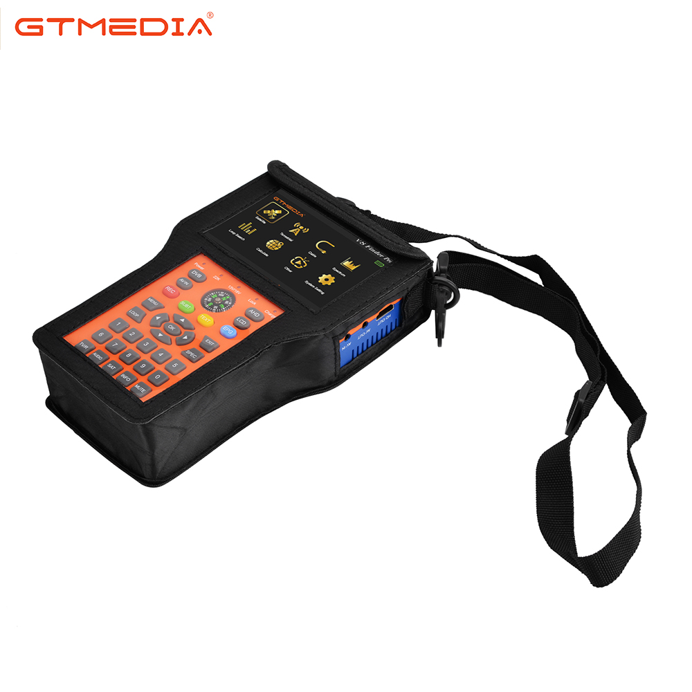 GTMEDIA V8 Finder Pro H.265 комбинированный измеритель рюкзак вариант DVB-S2X/S2/T2/C анализатор спектра 4,3 inch ЖК-экран CCTV в аналоговая камера высокого разрешения