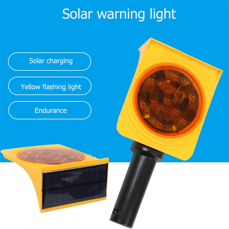 Top Quality Good Price Solar Powered Indicator Lights LED Waterproof IP68 Traffic Warning Safety Reflective Sign Handheld Light