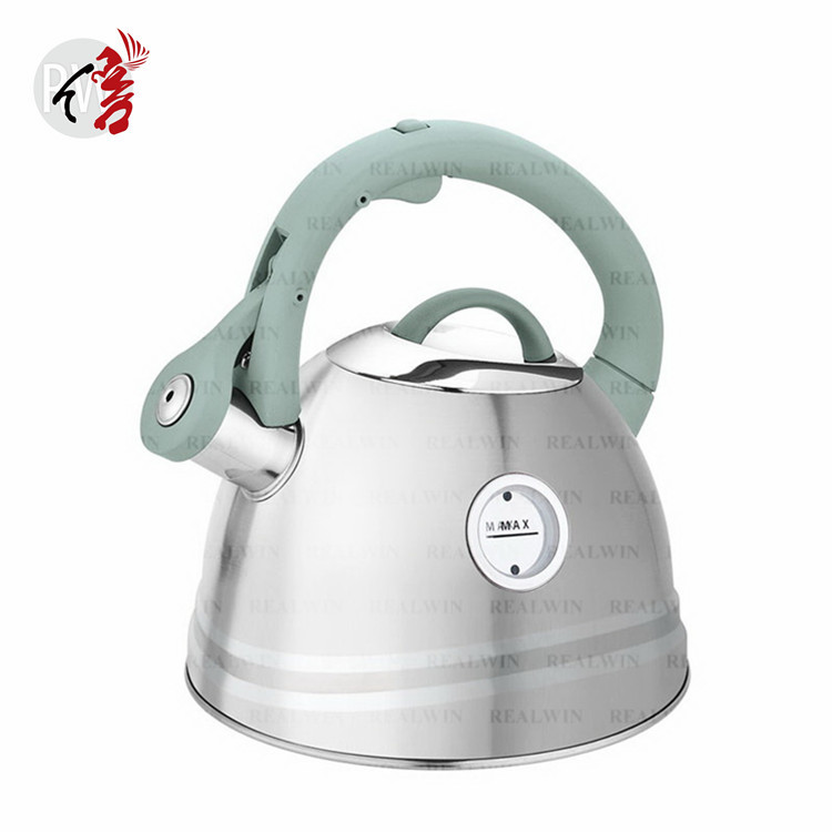 Portable Teapot Coffee Kettle Stove Top Stainless Steel Non-electric Whistling Hot Water Tea Kettle