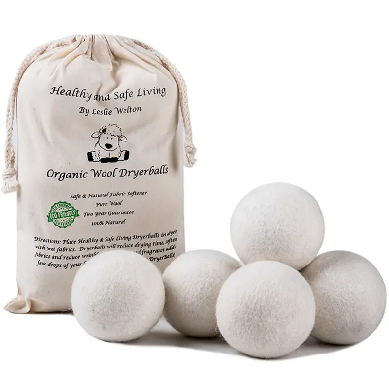 America Dryer Balls Wool Custom Logo Laundry Xl Handmade Organic Chemical Free Unscented