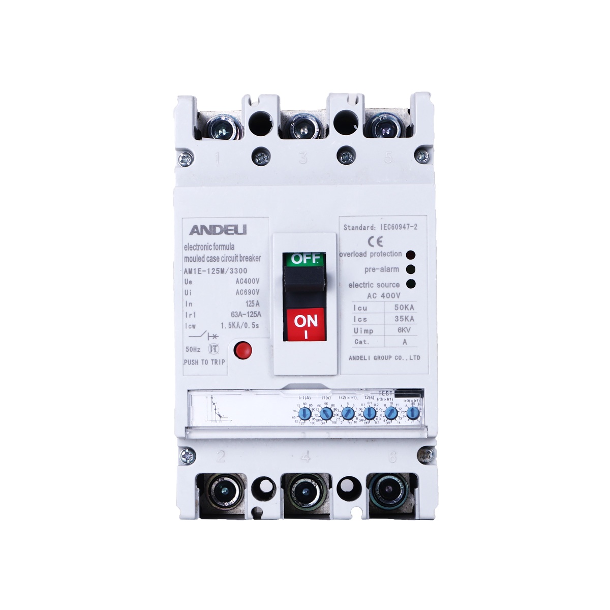 ANDELI AM1E-125/3300 32A 125A 16 20 25 32 40 50 60 70 80 90 100 125 amp home power 50 amp автоматический выключатель